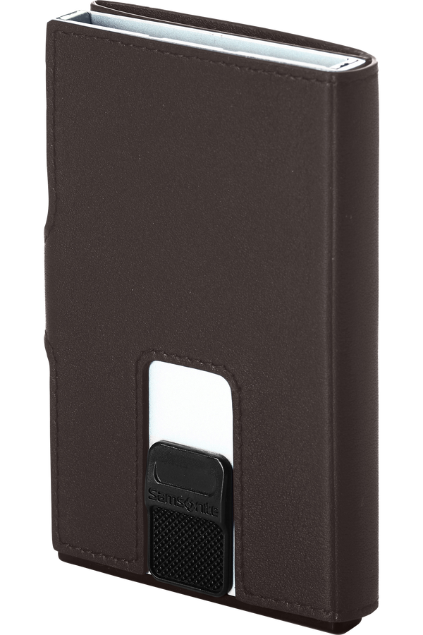 Samsonite Alu Fit 202 - Slide-up Wallet  Dark Brown Samsonite Alu Fit 202 - Slide-up Wallet  Dark Brown