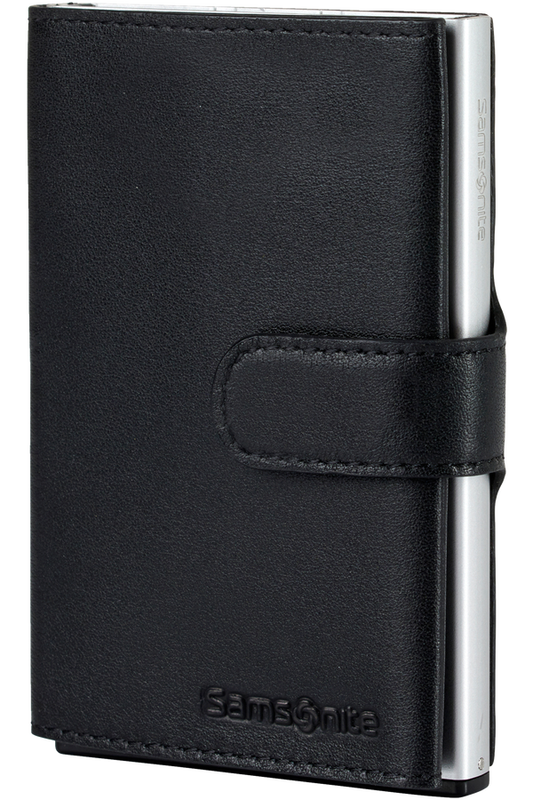 Samsonite Alu Fit 202 - Slide-up Wallet  Zwart
