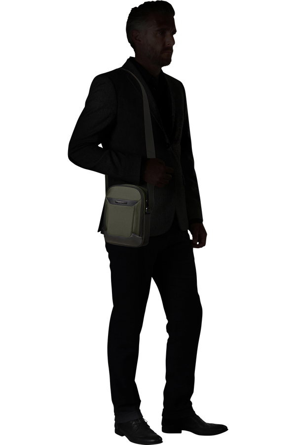 Samsonite Pro-Dlx 6 Crossbody Bag M  Groen