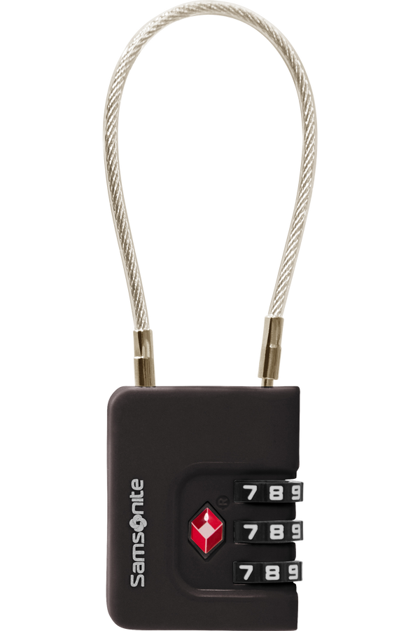 Samsonite Ta Revolution Cablelock 3 dial TSA  Zwart