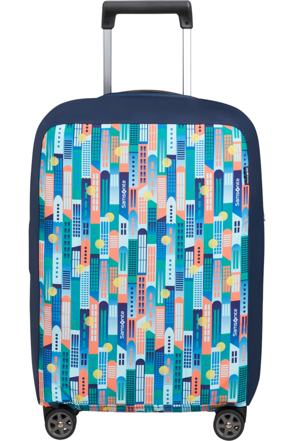 Samsonite Ta Revolution Foldable Luggage Cover S  City Print