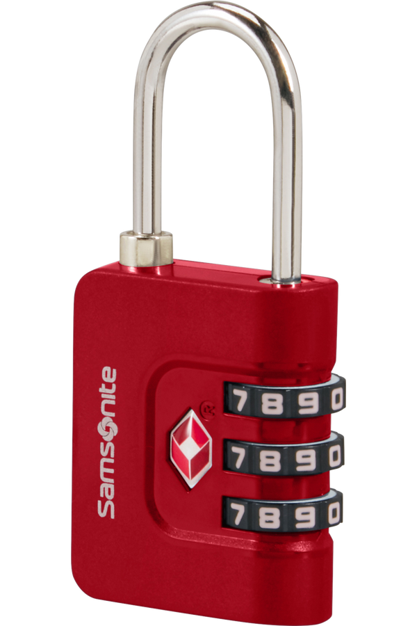 Samsonite Ta Revolution Combilock 3 dial TSA  Rood
