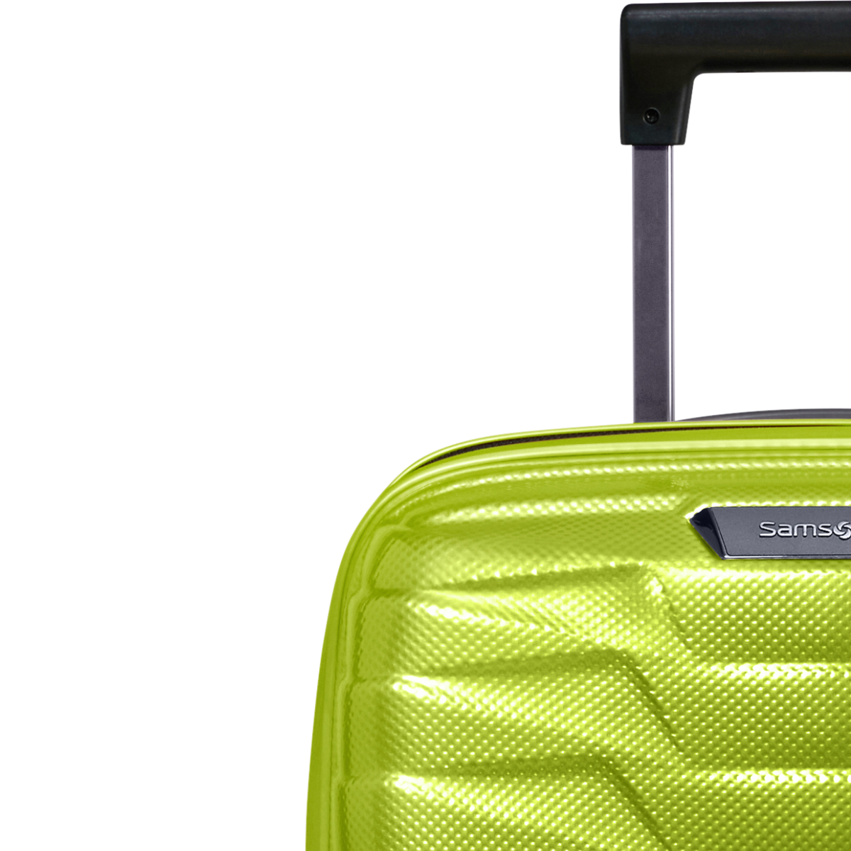 Samsonite trolley Proxis 55 cm. Expandable limegroen